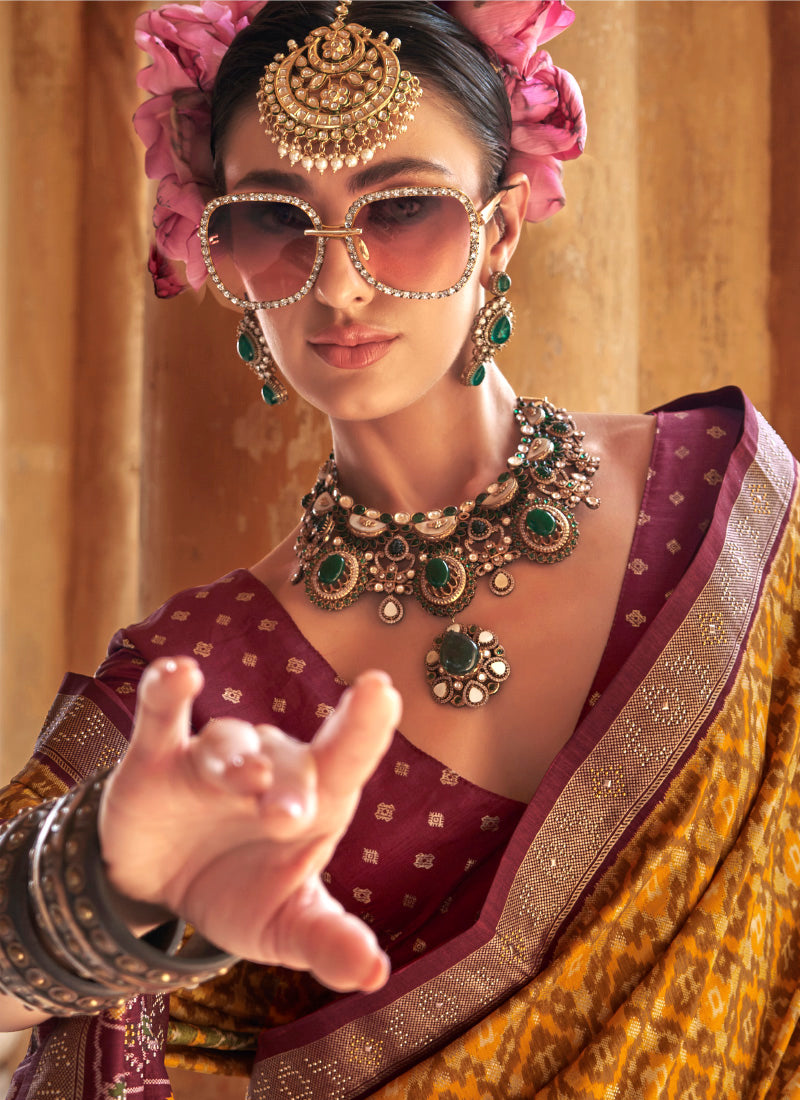 Pv Silk Multi Color Party Wear Printed Work Saree 385926