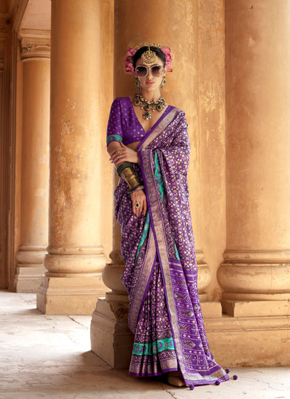 Pv Silk Multi Color Party Wear Printed Work Saree 385927