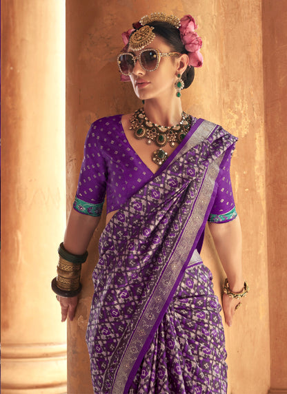 Pv Silk Multi Color Party Wear Printed Work Saree 385927