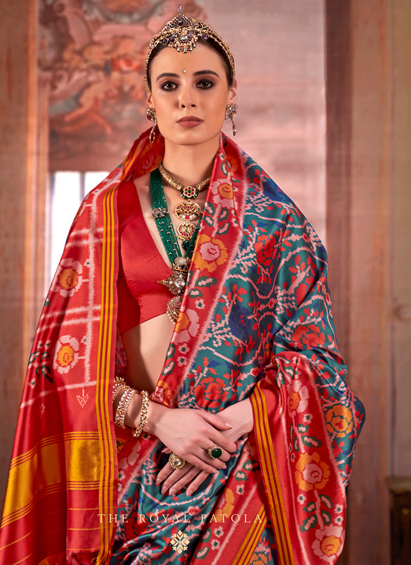 Twill Pv Silk Multi Color Party Wear Printed Work Saree 388399