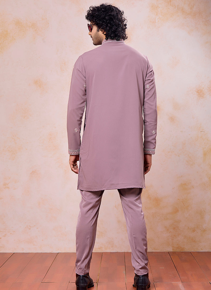 Onion  Armani  Mirror Work Occasional Wear Readymade Kurta Pajama SW206964