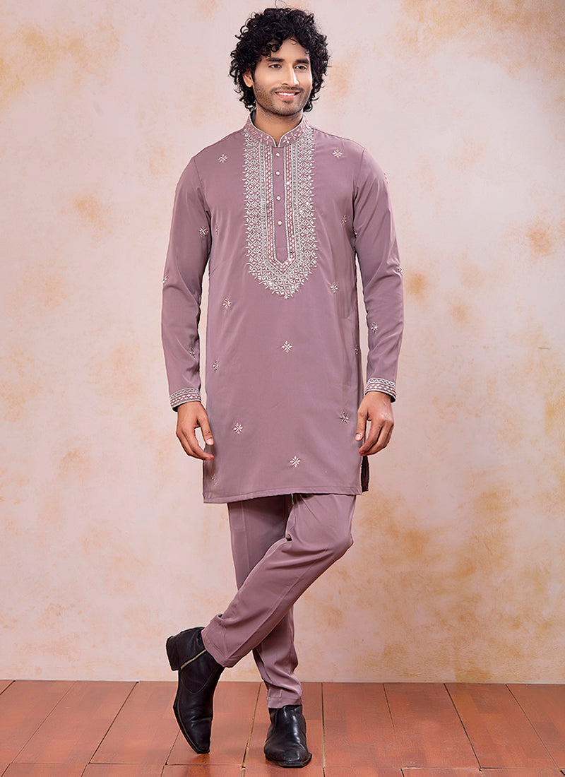 Onion  Armani  Mirror Work Occasional Wear Readymade Kurta Pajama SW206964