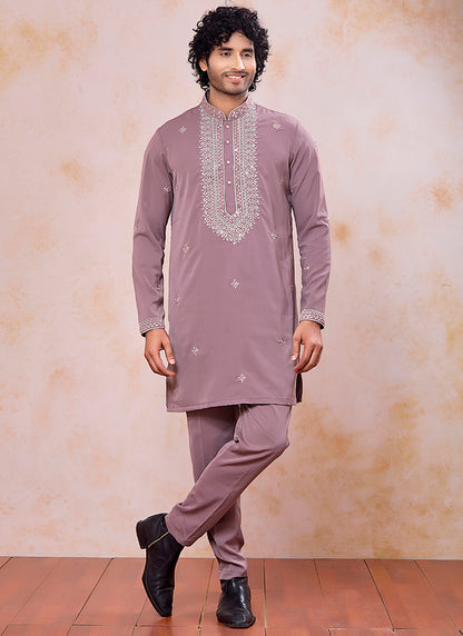Onion  Armani  Mirror Work Occasional Wear Readymade Kurta Pajama SW206964