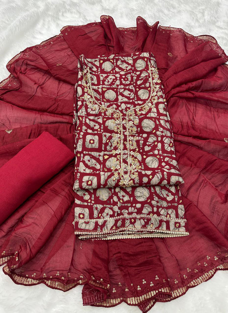 Pink Heavy Reyon Cotton Printed Work Festival Wear Salwar Suit SW992919