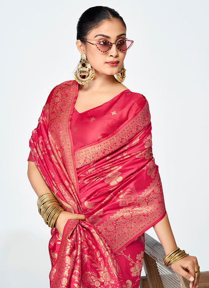 Premium Banarasi Silk Zari-Woven Party Wear Saree Combo Collection