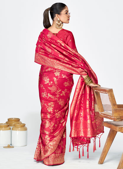 Heritage Banarasi Silk Zari Weaving Saree Combo – Perfect for Celebrations