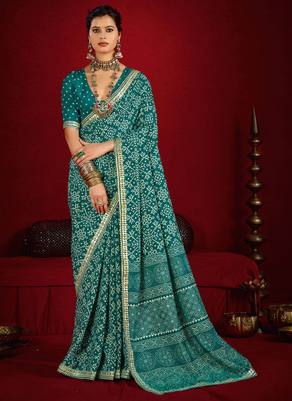 Tussar Silk Rama Occasional Wear Sequins Work Saree 387163