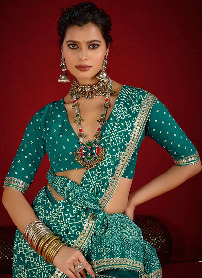 Tussar Silk Rama Occasional Wear Sequins Work Saree 387163