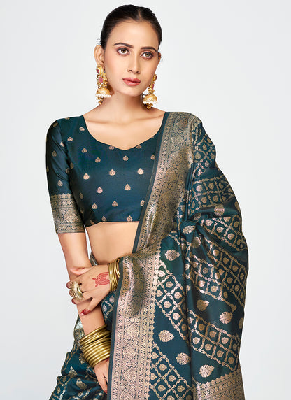 Finest Banarasi Silk Zari Weaving Saree Combo for Exclusive Occasions