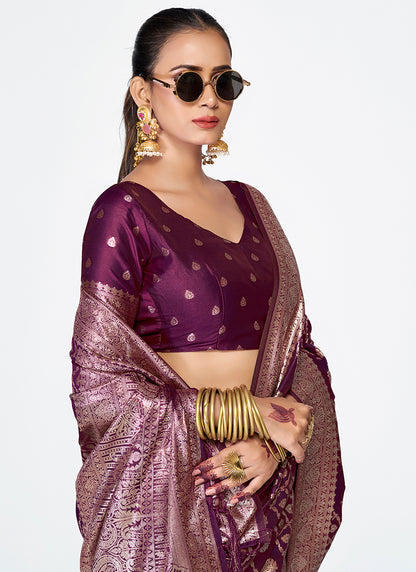 Traditional Banarasi Silk Saree Combo Enhanced with Exquisite Zari Weaving