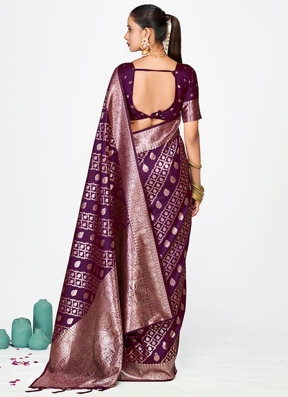 Grand Heritage Banarasi Silk Saree Combo with Exquisite Zari Finish