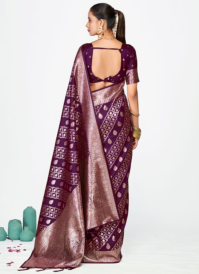 Traditional Banarasi Silk Saree Combo Enhanced with Exquisite Zari Weaving
